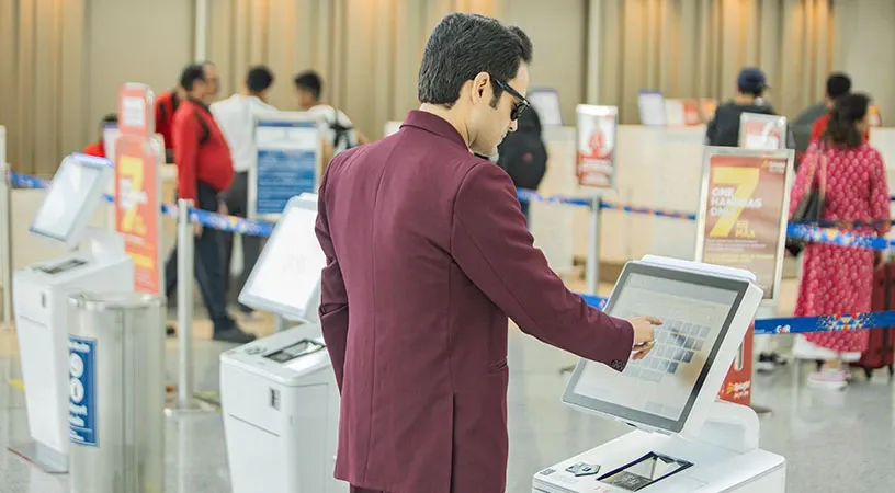 Self check-in kiosks