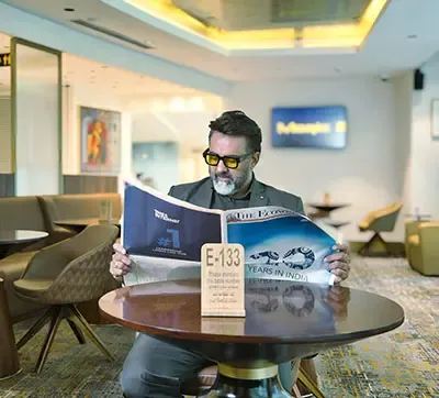 man reading