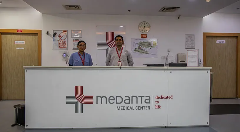 staff at reception