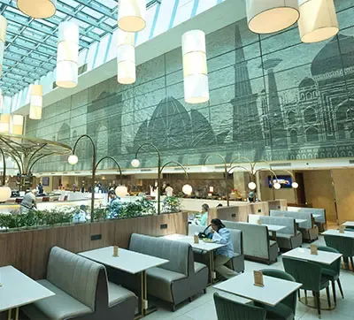 cafe area