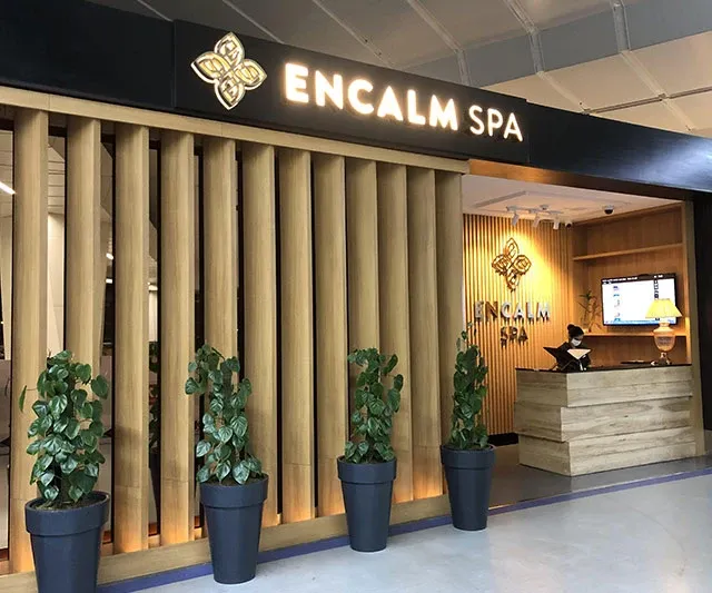 Airport spa entrance