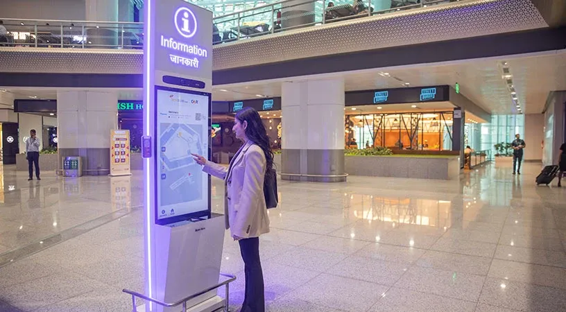 Airport information kiosk