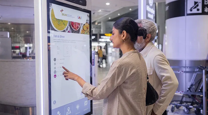 Airport information kiosk