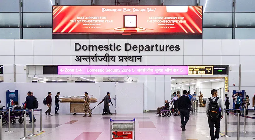 domestic departure gate