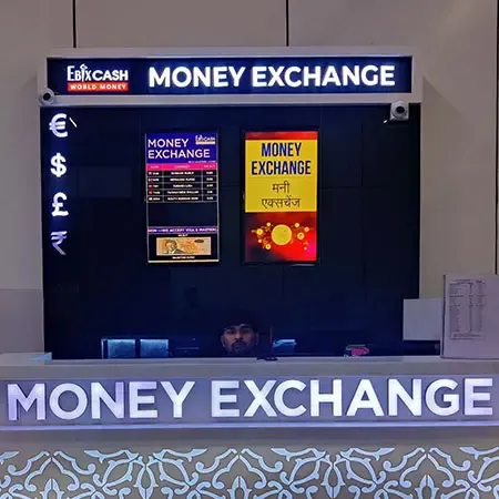 money exchange kiosk