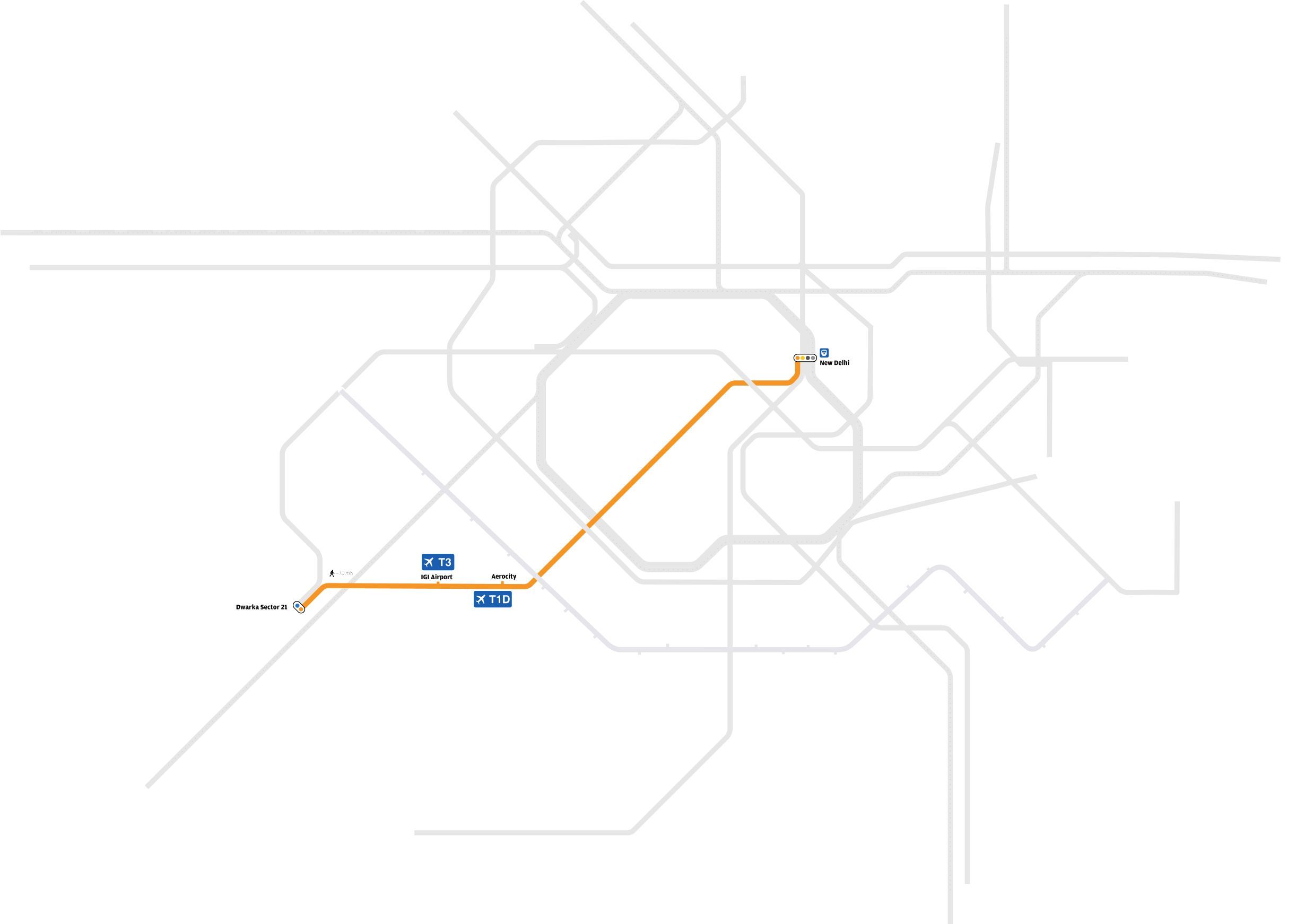 orange line map route