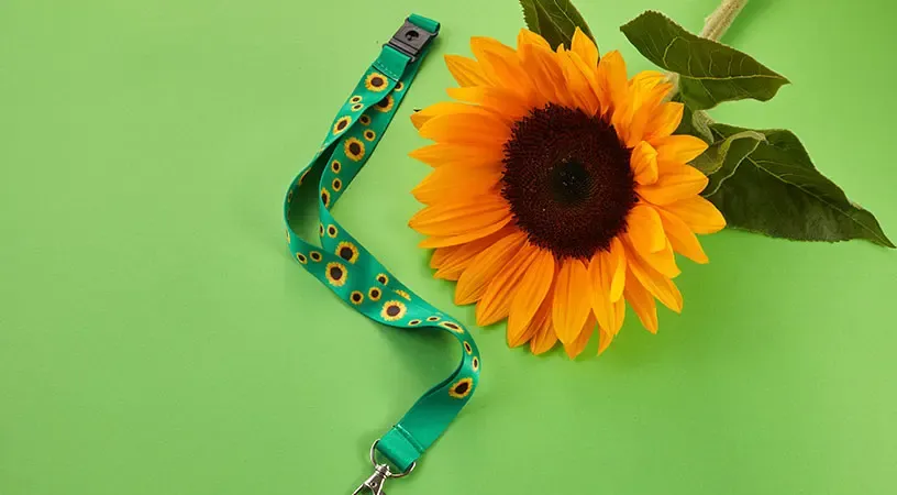 Hidden disability sunflower lanyard